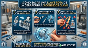 Guía de como sacar llave rota de la cerradura