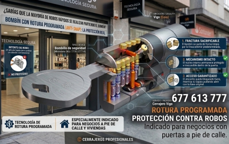 Cerrajero Vigo Bombillo rotura programada